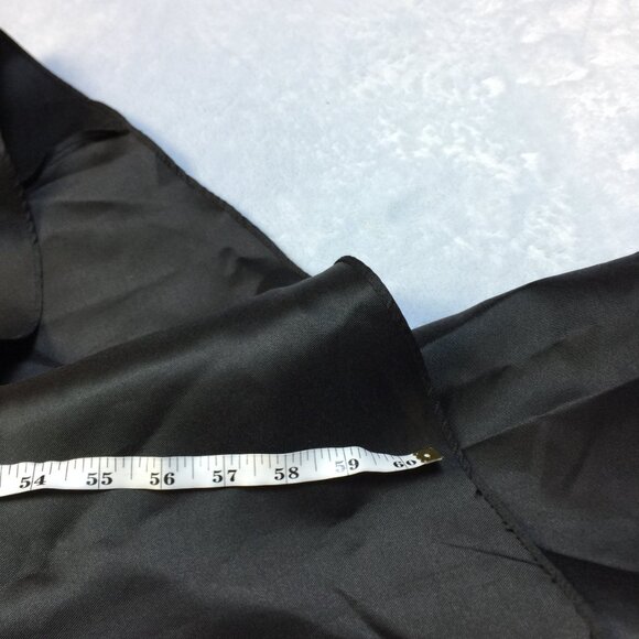 New! Adrianna Papell Arcadia High Low Ball Gown Dress 16 Womans Black Pocket - Picture 9 of 13